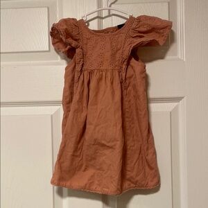 Charming Salmon Kids Dress